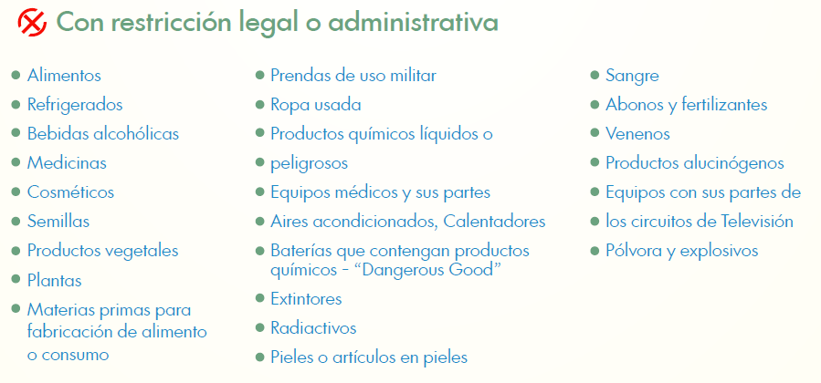 Restricciones Legales